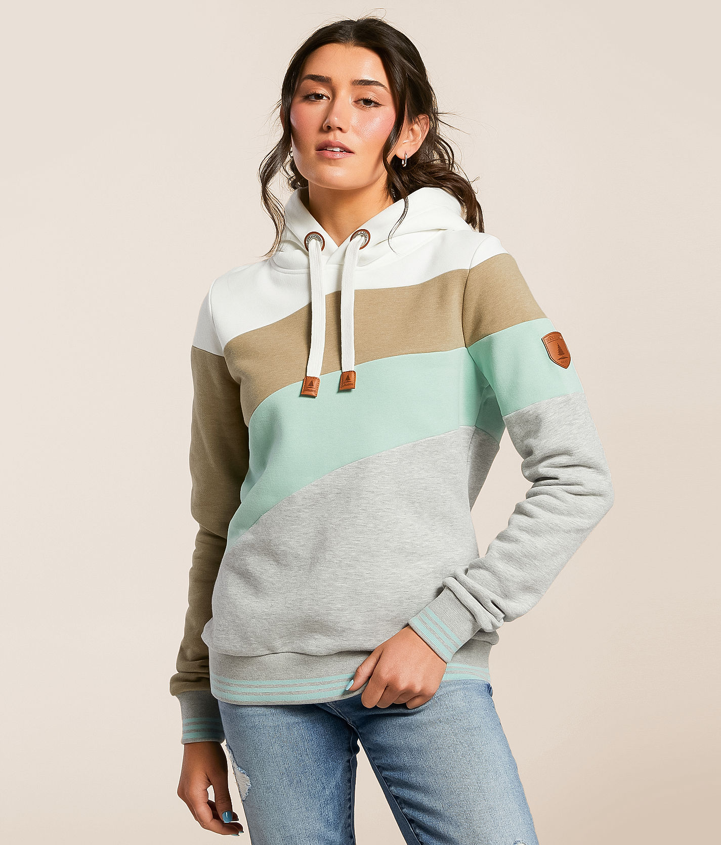Wanakome Spira Color Block Hooded Sweatshirt - Women's