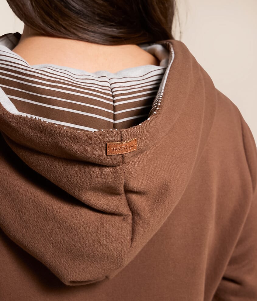 Sabine Quarter Zip Hooded Sweatshirt