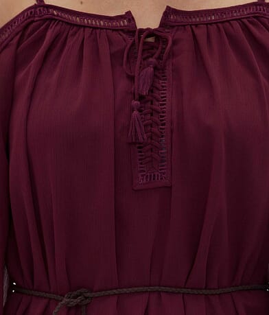 Double Zero Cold Shoulder Dress misc detail 4 view