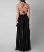 chinese dress ladies Donna Twist Front Tiered Maxi Dress