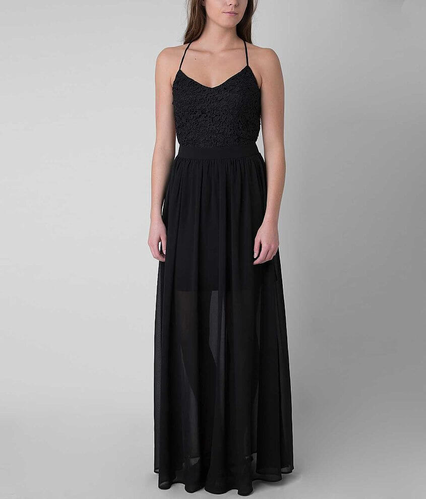 Double Zero Lace Maxi Dress front view