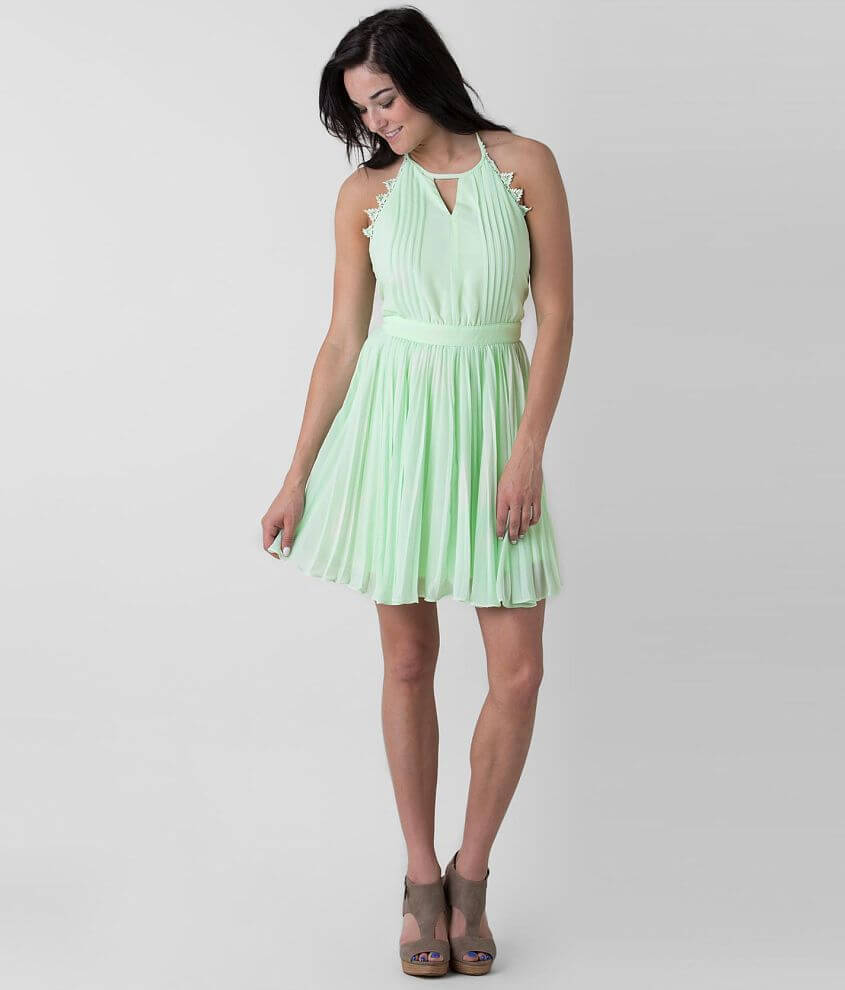 Double Zero Pleated Dress front view
