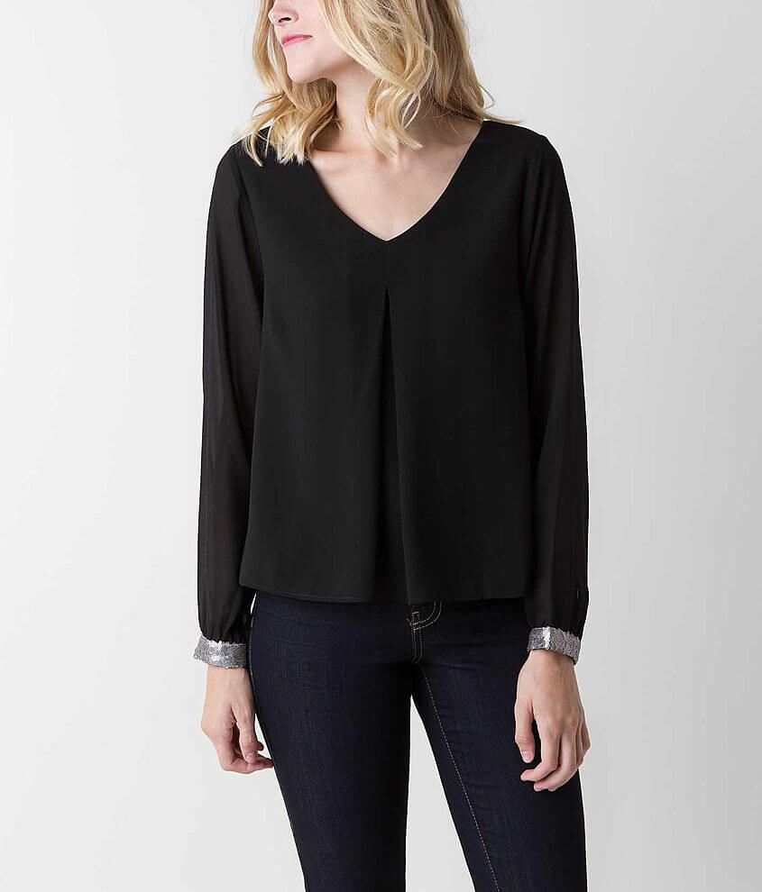 Double Zero Chiffon Top front view