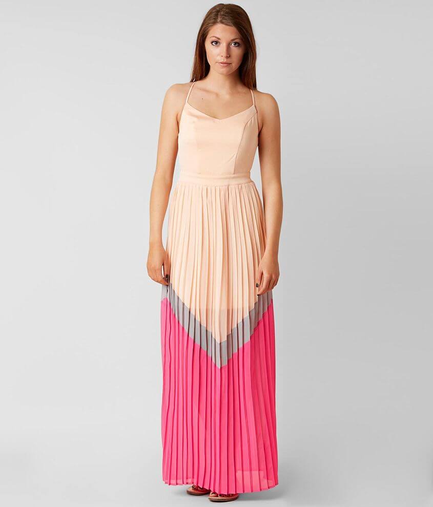 Hyfve Pleated Maxi Dress front view