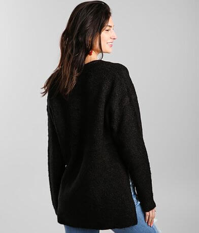 Double Zero Slouchy V-Neck Sweater back view