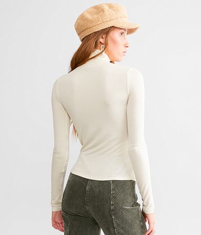 Double Zero Extra Love Turtleneck Top BACK