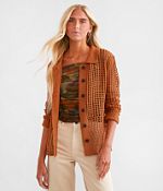 Double Zero Open Stitch Cardigan Sweater - Women's Sweaters