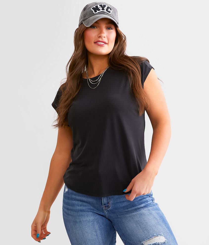 Double Zero Dolman Knit Top front view