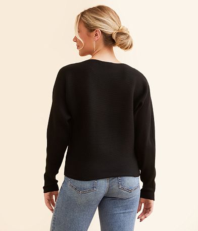 Double Zero Ribbed Knit Sweater BACK