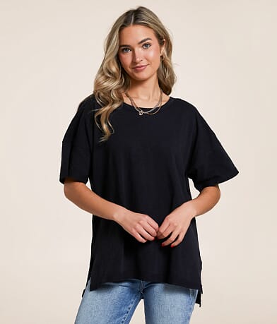 Double Zero Basic Oversized T-Shirt FULL_RIGHT_SIDE