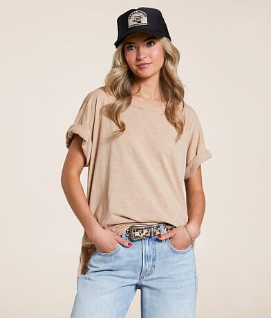 Double Zero Basic Oversized T-Shirt front view