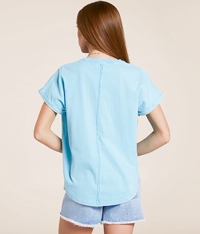 Double Zero Rolled Sleeve T-Shirt BACK