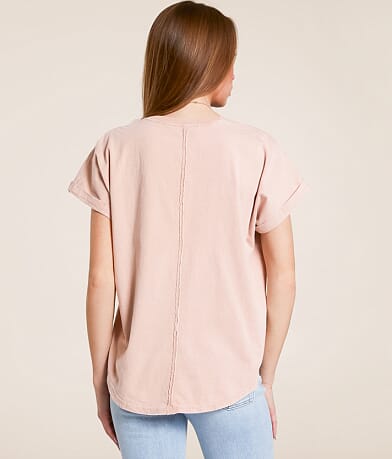 Double Zero Rolled Sleeve T-Shirt BACK