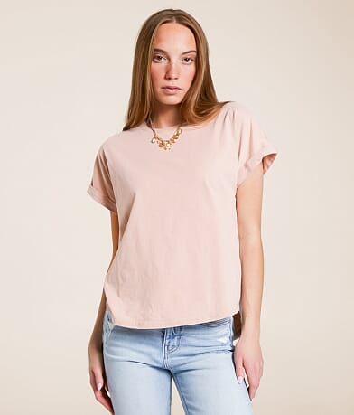 Double Zero Rolled Sleeve T-Shirt FULL_RIGHT_SIDE