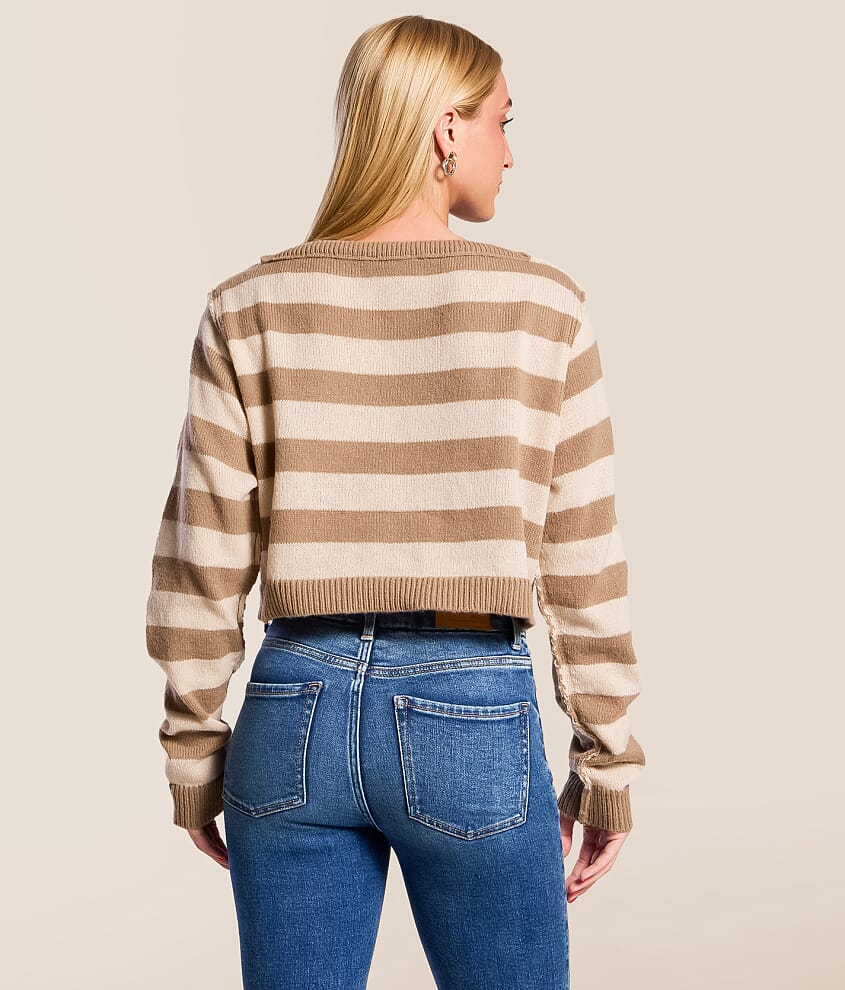 Striped Boatneck Sweater - thumbnail 2