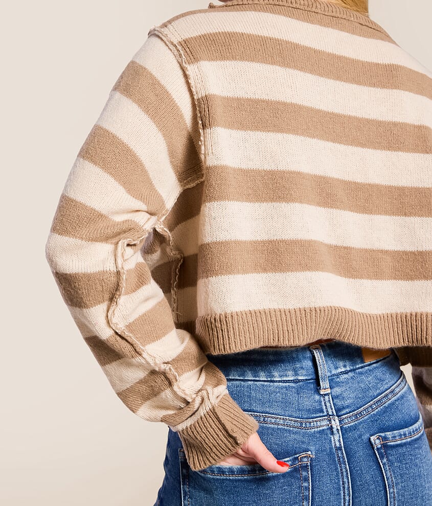Striped Boatneck Sweater - thumbnail 3