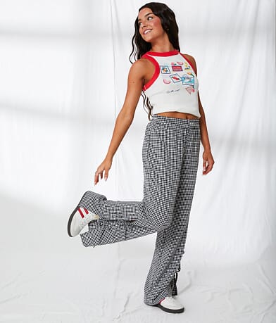 33 Coastal Gingham Pant front view