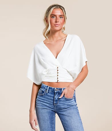 Hyfve Pleated Dolman Top front view