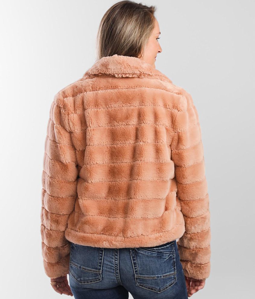 Faux Fur Flyaway Jacket