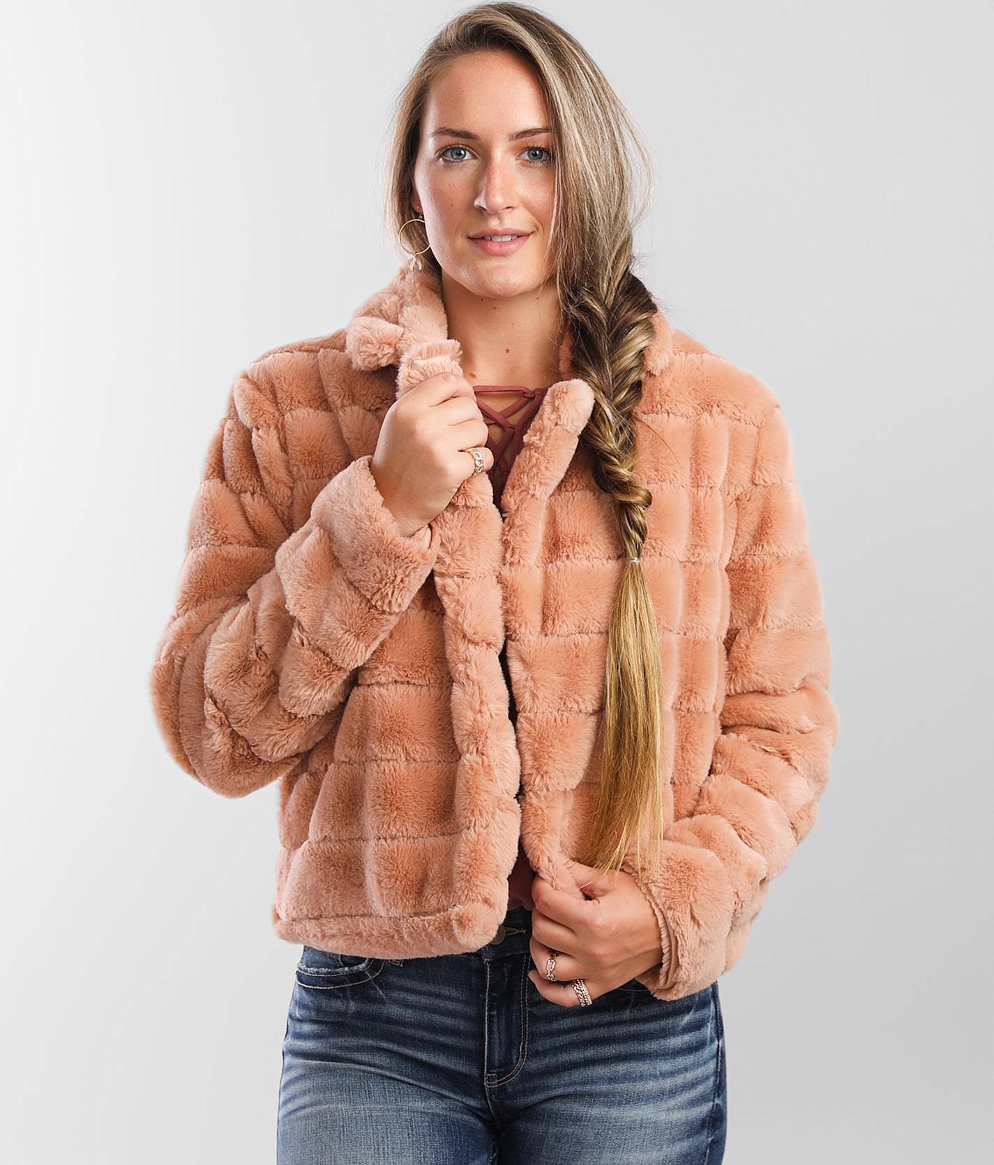 Hyfve faux fur jacket hot sale