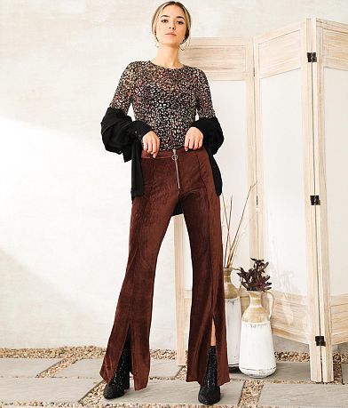 Willow &amp; Root Ribbed Knit Split Flare Pant MISC_DETAIL_2