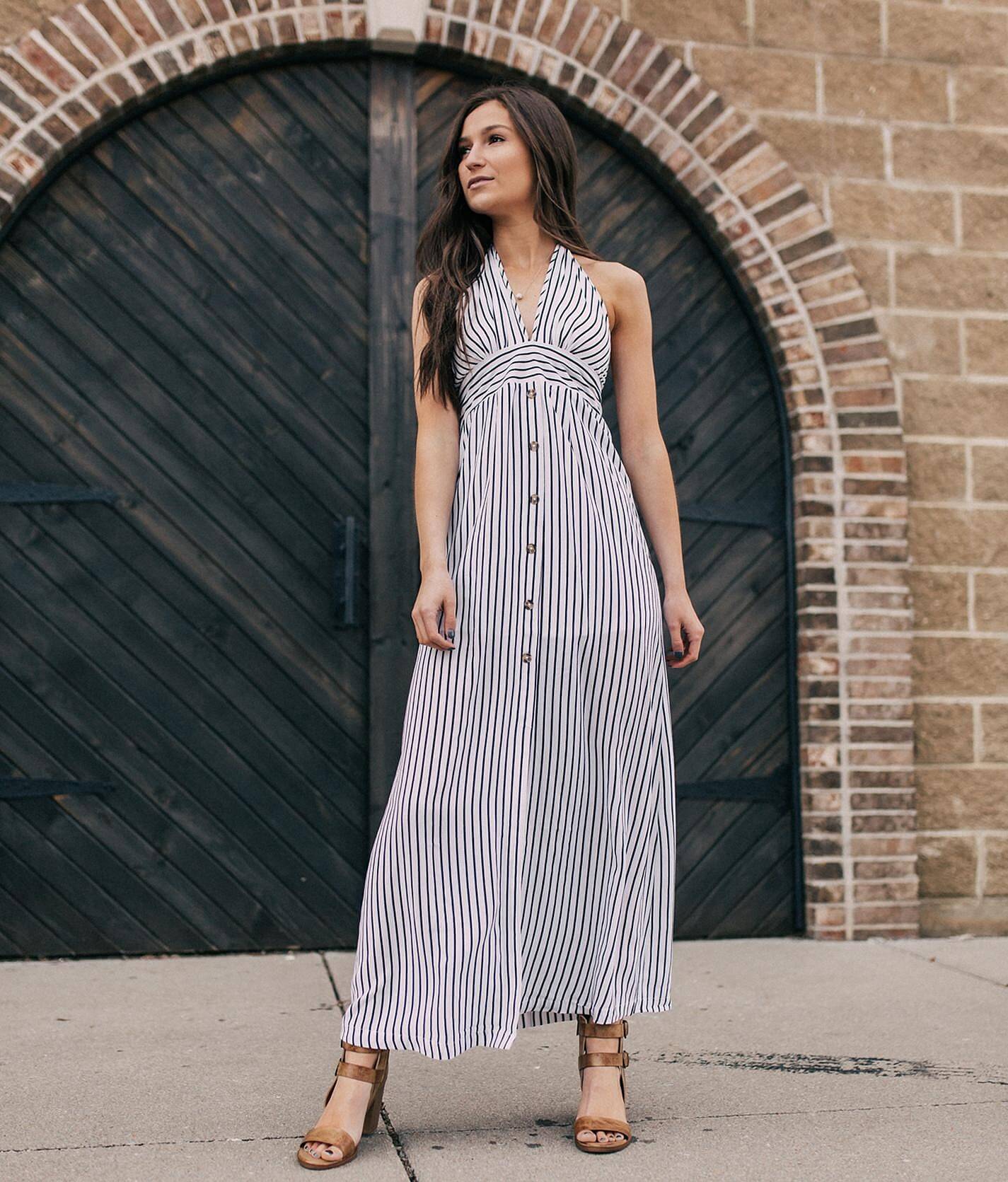 dee elly plunging maxi dress