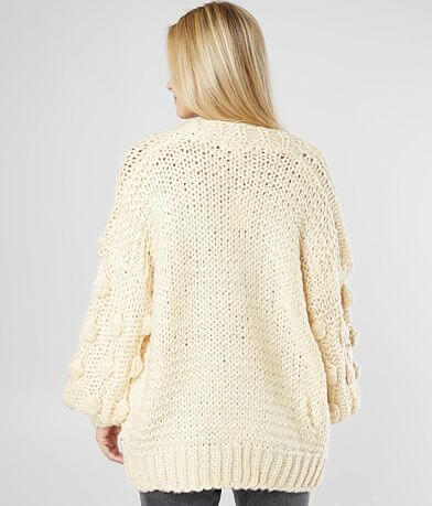 Hyfve Bobble Cardigan Sweater BACK