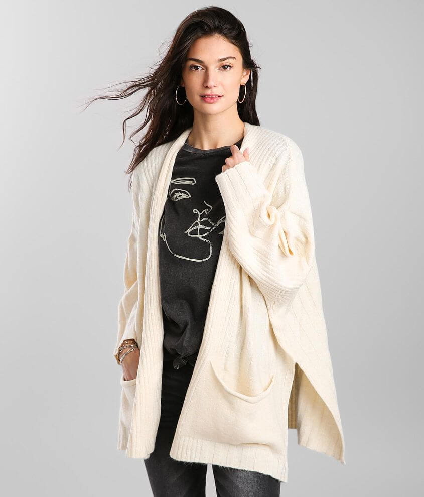 Hyfve Dual Pocket Cardigan Sweater - Women's Sweaters in Ivory | Buckle