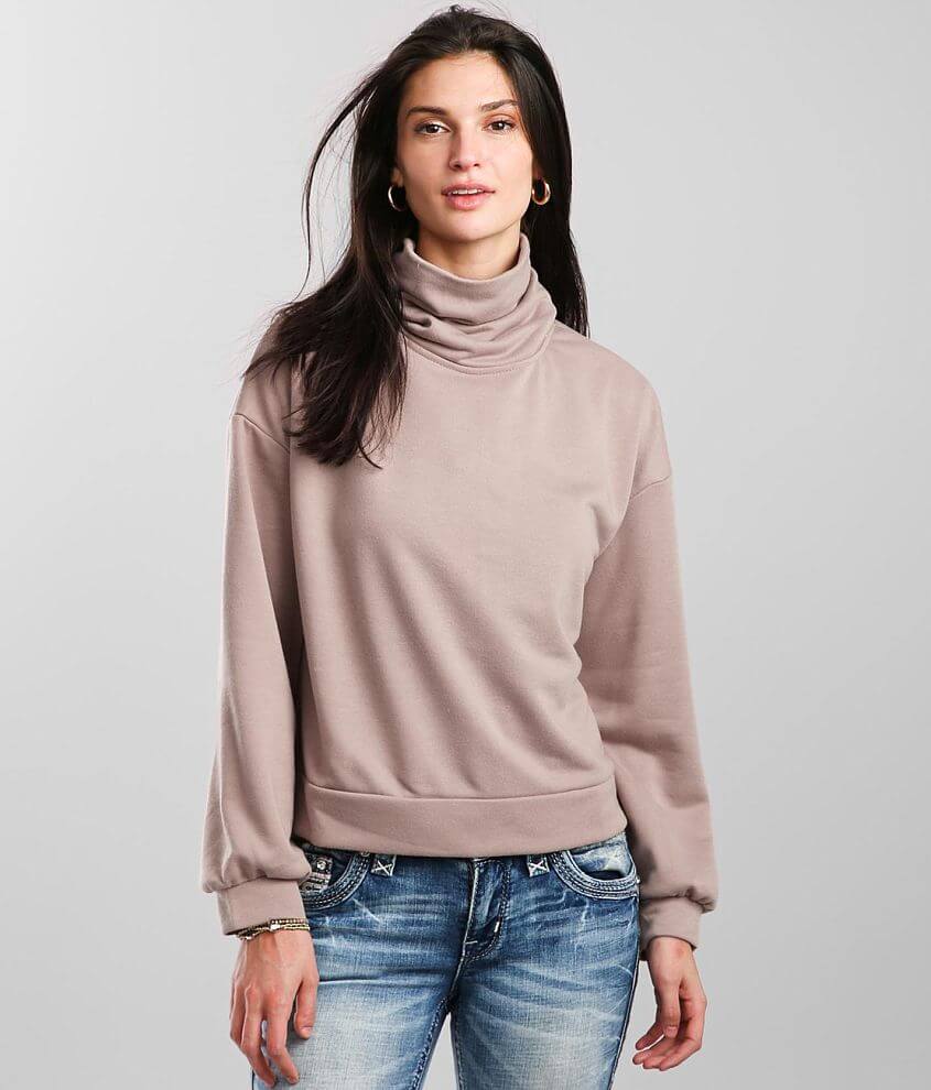 Hyfve Cowl Neck Pullover front view