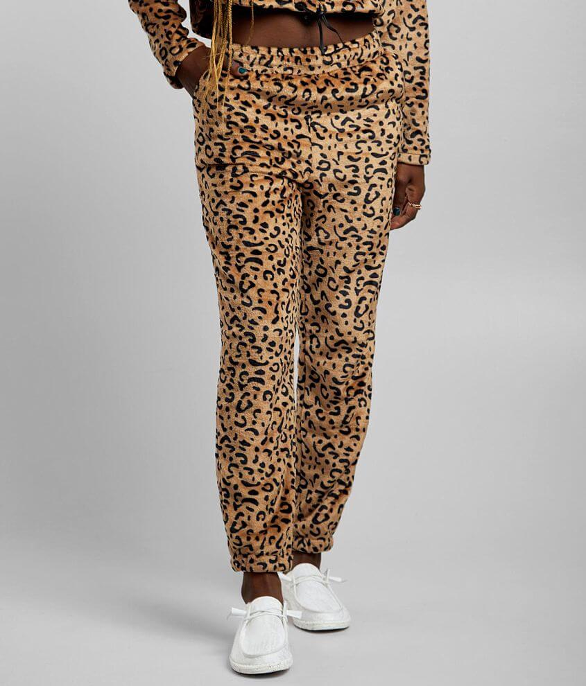 animal print jogger set