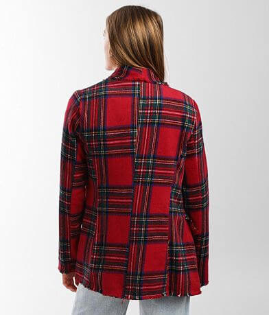 Hyfve Plaid Blazer Jacket BACK