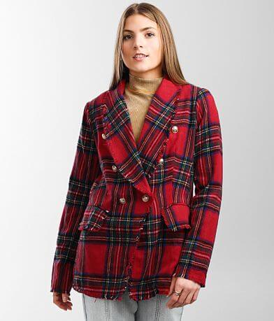 Hyfve Plaid Blazer Jacket MISC_DETAIL_1