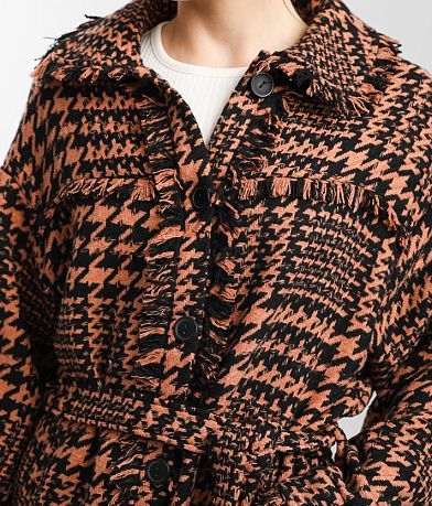 Hyfve Houndstooth Shacket MISC_DETAIL_1
