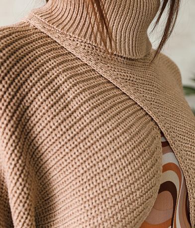 Hyfve Turtleneck Bolero Shrug Sweater MISC_DETAIL_1