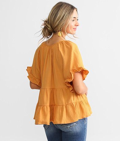 Hyfve Cherish This Moment Gauze Top back view