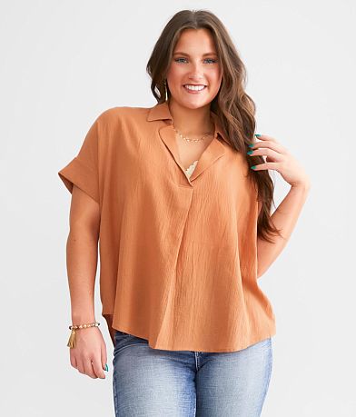 Hyfve Lucky Break Boxy Top front view