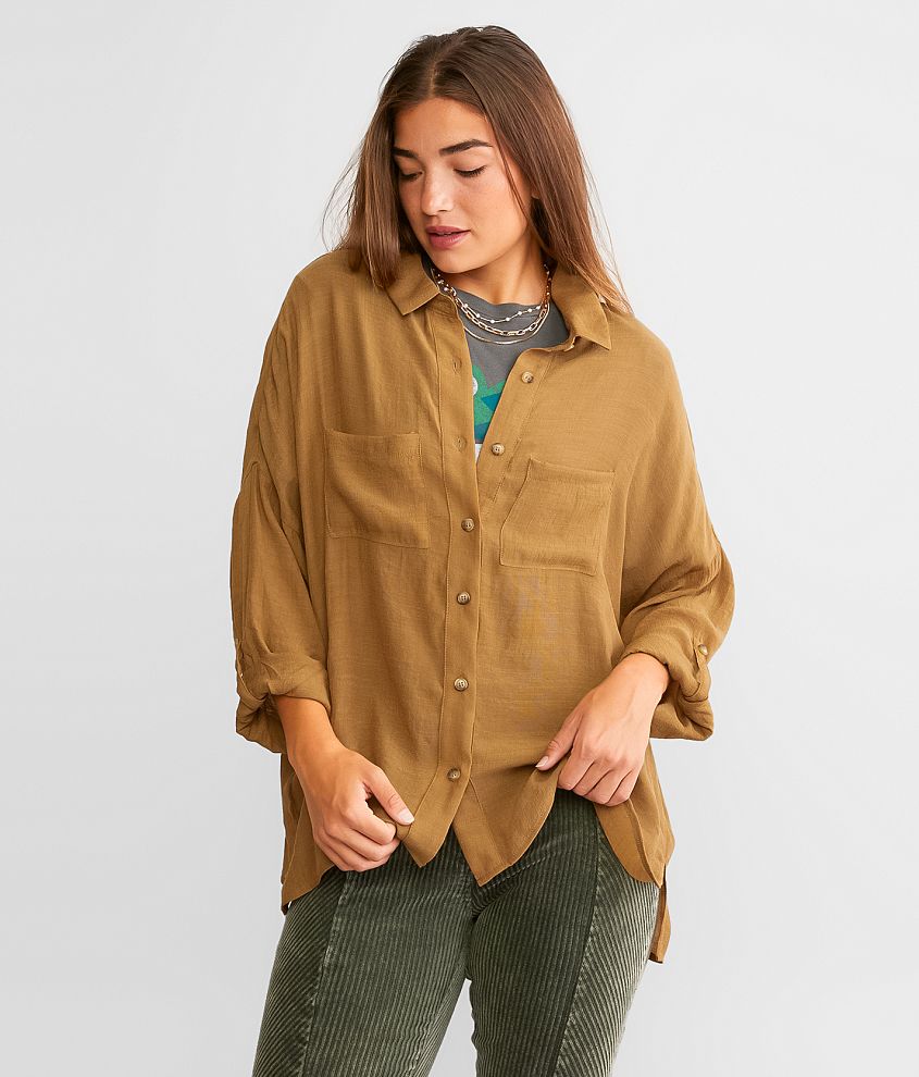 Textured Woven Blouse