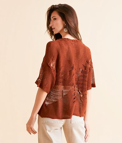 Hyfve Slip Stitch Sweater back view