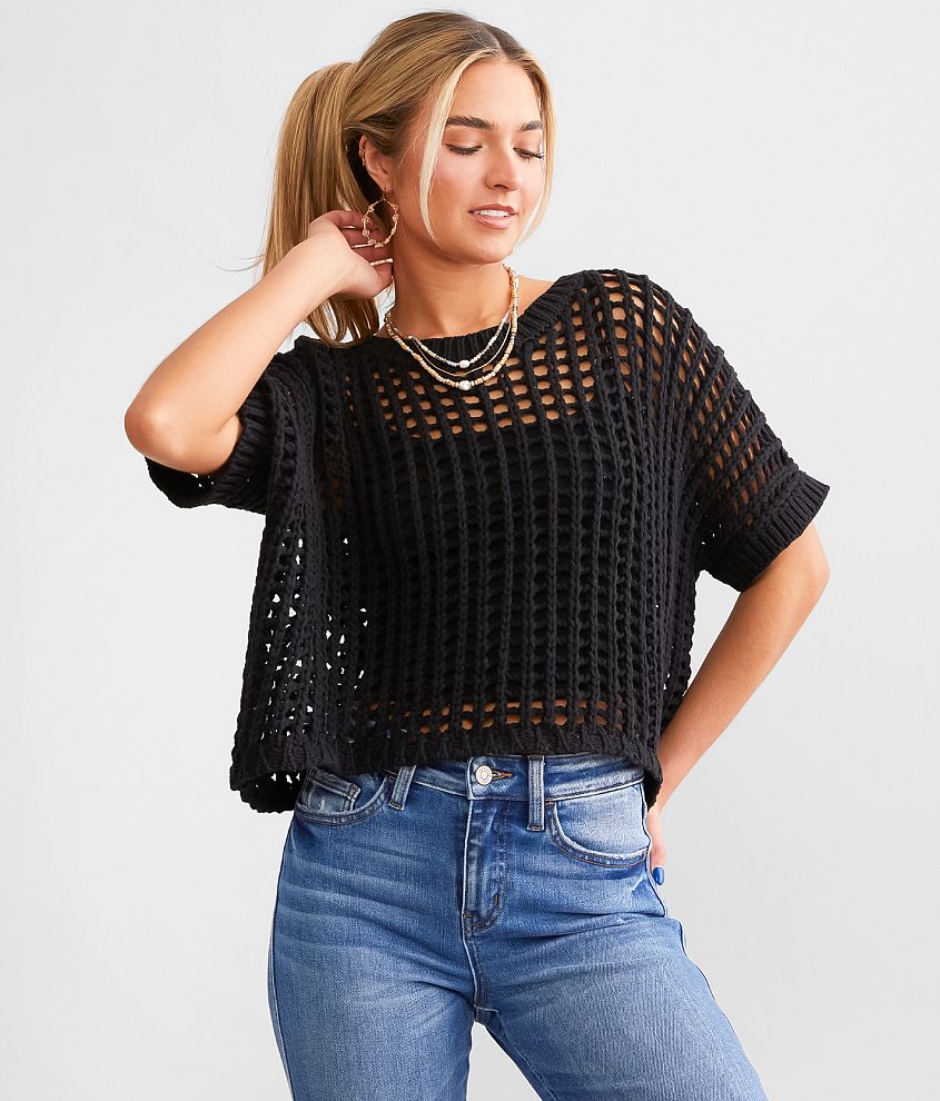 Hyfve Cropped Boxy Sweater