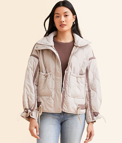 Hyfve Quilted Jacket front view