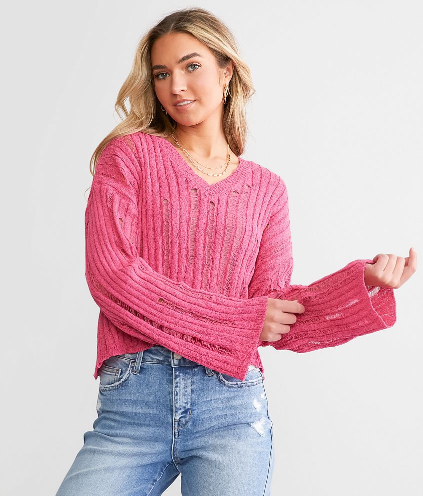 Boxy Cropped Sweater