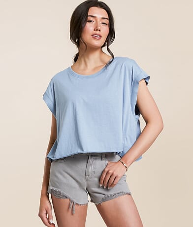 Hyfve Open Back Cropped Top front view
