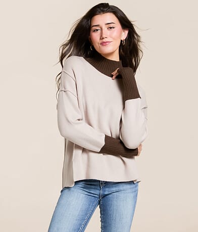 Hyfve Color Block Sweater front view