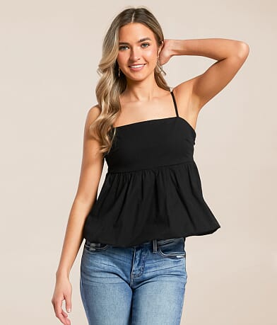 Willow & Root Bubble Tank Top front view