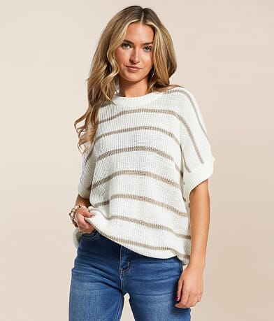 Hyfve Striped Sweater front view