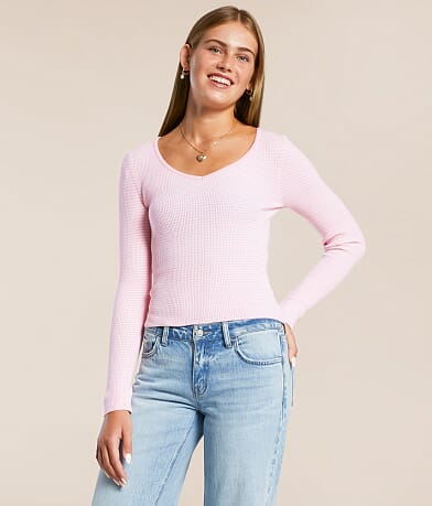 FITZ + EDDI Striped Top front view