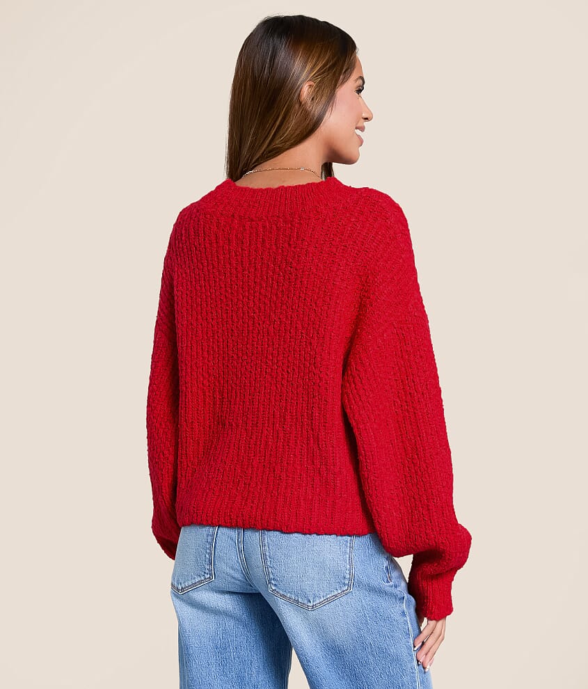 Nubby Cropped Sweater