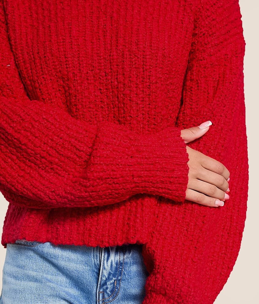 Nubby Cropped Sweater