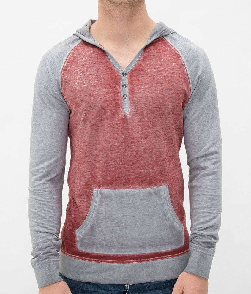 BKE Drake Henley Hoodie front view