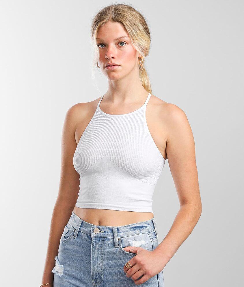 BKEssentials Racerback Cropped Brami front view